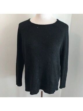 Joie Long Sleeve Black Sweater Sz S
